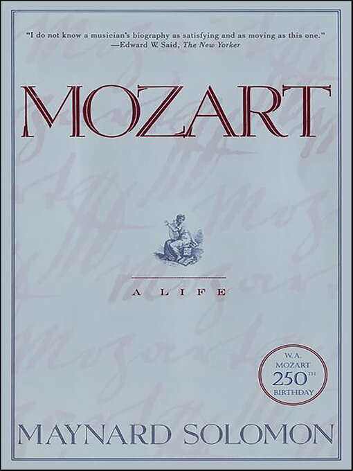 Maynard Solomon创作的Mozart作品的详细信息 - 可供借阅
